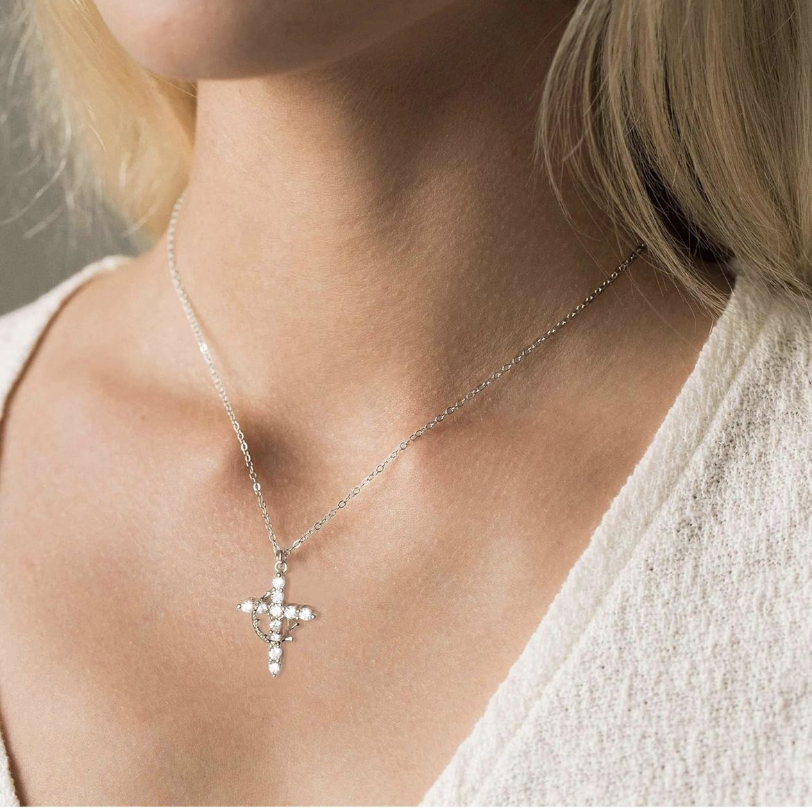 Crowned Christ ™ Cross & Crown Necklace